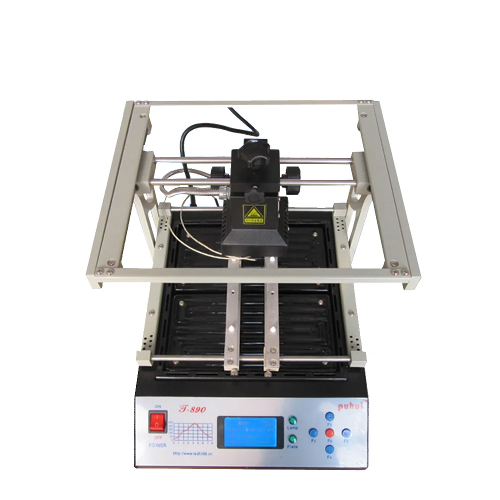 

PUHUI T-890 1500W BGA Double Digital Infrared Reflow Soldering Station BGA IRDA Welding Machine SMT SMD Rework Station