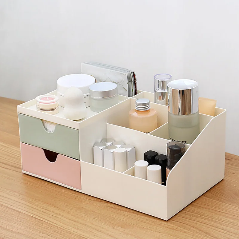 

Modern Makeup Storage Box Simple Jewelry Box Grocery Box Plastic Material Storage Box