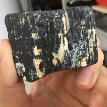 

Bogoo Crystal E3---165g Natural Rough Black Tourmaline Crystal Healing Stone Decorative Articles Christmas Ornaments Product