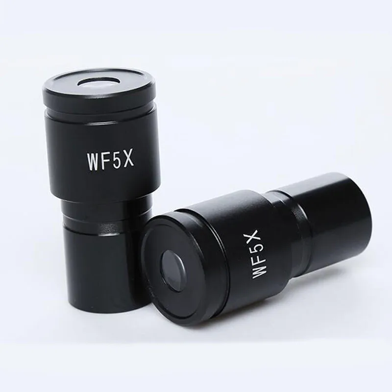 

WF5X  Microscope Eyepieces Microscope Accessory Wide Angle Lens for Medical Science Educational Mounting Size 23.2mm 2PCS/LOT