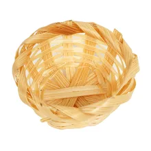 1:12 аксессуары Принадлежности для ванной чистый кукольный домик миниатюрные бамбуковые корзины ручной работы Dongzhur бамбуковые корзины кукольный домик миниатюры