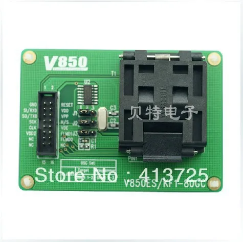 IC burn LQFP80 seat adapter V850ES/KF1-80GC test ic burn lqfp80 seat adapter v850es kf1 80gc test