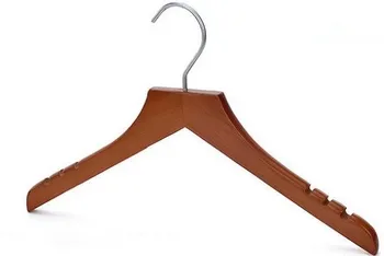 

[Free Shipping] High Quality Earth Tones Wooden Hanger with Three Grooves for Shirts (16 Pieces/ Lot)