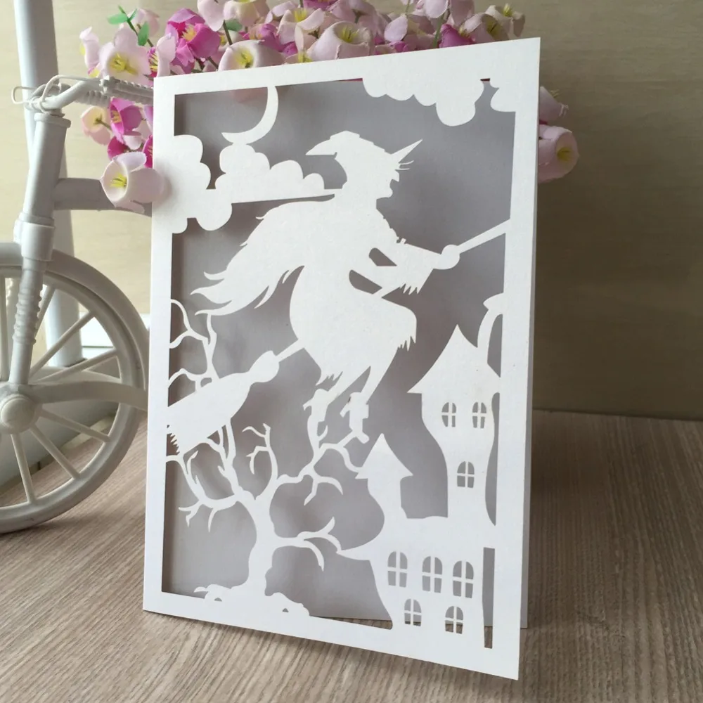 50pcs laser cut shiny paper craft 21 colors wedding party
