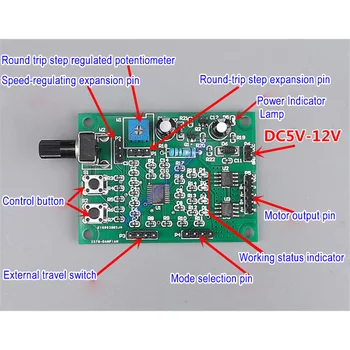 

Multi-function micro stepper motor driver Controller panel For 2 phase 4 line or 4 phase 5 line deceleration stepper motor