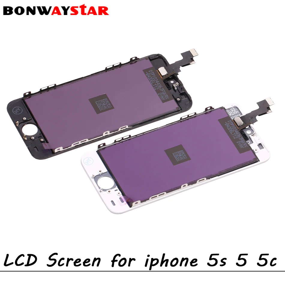 ЖК-экран для iPhone 5 дисплей ЖК сенсорный экран дигитайзер в сборе Замена iphone 5c 5s