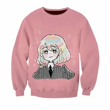 New Harajuku Cute Hoodie women Comic Sweatshirts Men/women Tracksuits Pocket Sweatshirt  streetwear clothes girlfriend Gift Tops
