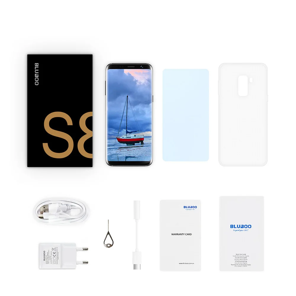 BLUBOO S8 5 7 дюймов 3 ГБ Оперативная память 32 Встроенная Android MTK6750T Восьмиядерный