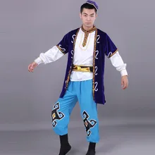 Мужская танцевальная одежда Xinjiang Uighur, одежда для этнические группы, kazak boy, сапфир, мужские мусульманские танцевальные костюмы, индийские костюмы