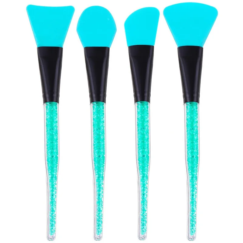 

Newest Transparent Crystal Handle Facial Face Mud Mask Mixing Brush Cosmetic Makeup Kit Cosmetics Beauty Tools