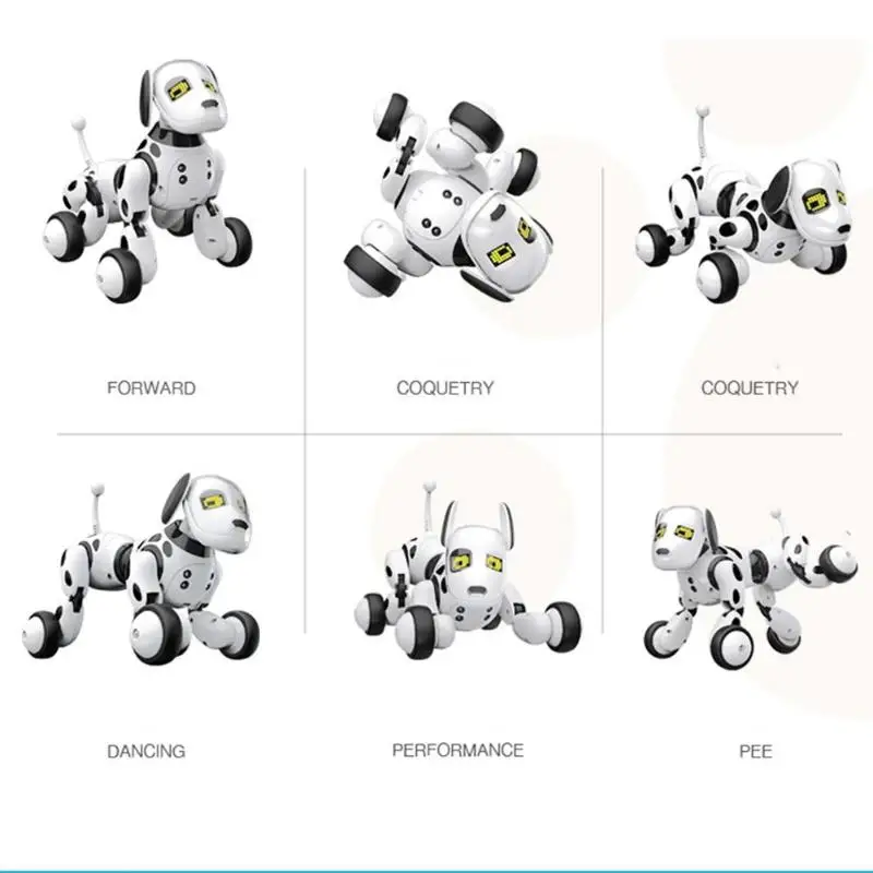 Беспроводной пульт дистанционного управления смарт-машина собака Интеллектуальный RC робот собака игрушки для детей Электронный Pet RC робот