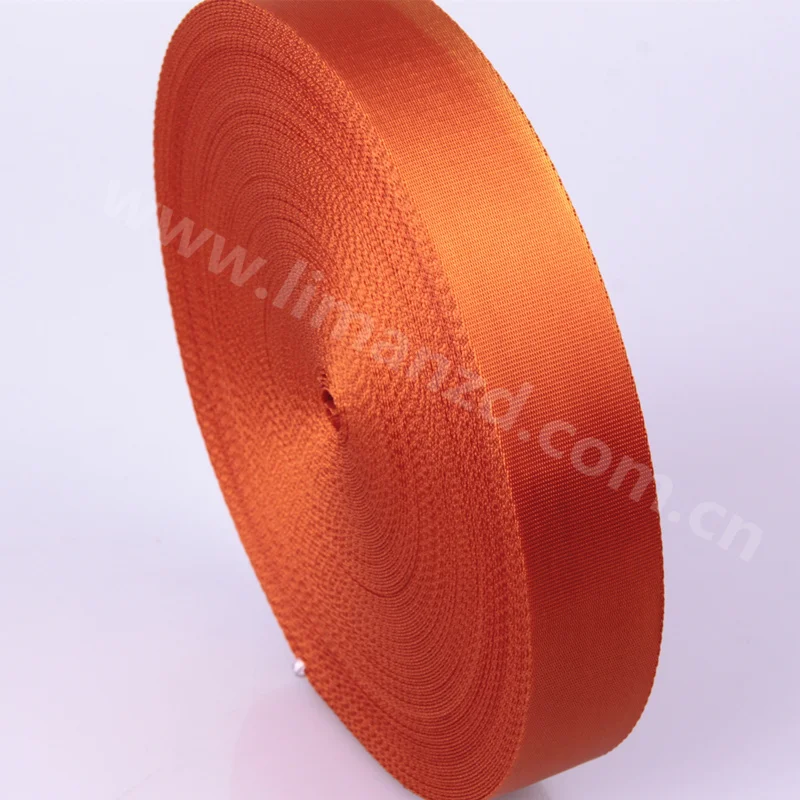 Нейлон лямки оранжевого цвета, 3,8 см ширина, 1 мм Толщина для продажи