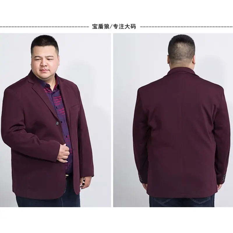 10XL 9XL 8XL 6XL Новое поступление брендовая одежда осенний костюм Блейзер мужской модный приталенный мужской костюм Повседневный Однотонный мужской блейзер