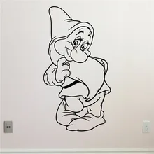 Free Shipping Snow White and the Seven Dwarfs Cartoon Cute Girl Vinyl Sticker Living Teen Kids Room Wall Sticker Free Shipping Snow White and the Seven Dwarfs Cartoon Cute Girl Vinyl Sticker Living Teen Kids Room Wall Sticker