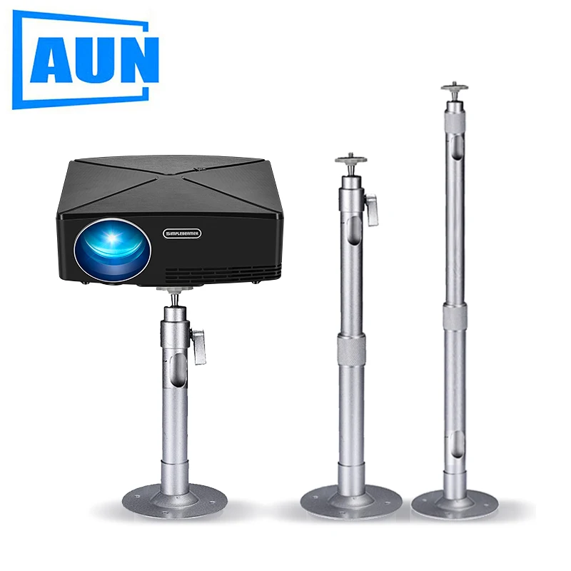 عون قابل للتعديل العارض حامل السقف جبل ماكس طول للعرض LED Proyector متعاطي المخدرات جهاز عرض صغير ZZ03 عون قابل للتعديل العارض حامل السقف جبل ماكس طول للعرض LED Proyector متعاطي المخدرات جهاز عرض صغير ZZ03