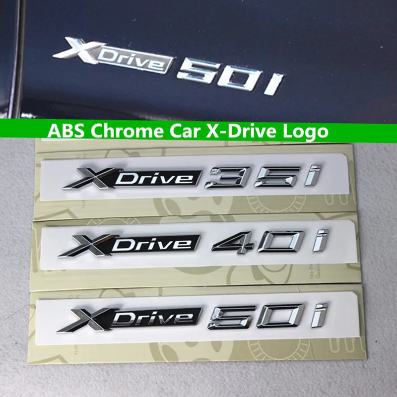 3D ABS Xdrive 20i 28i 30i 35i 40i 50i эмблема значок для крыла автомобиля наклейки BMW X1 E84 F48 X3 E83 F25