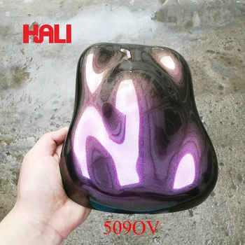 

chameleon pigment color change pigment powder,1lot=10gram 509OV,olivine/violet effect,free shipping.