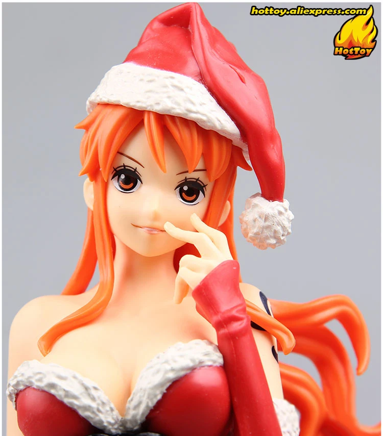Banpresto блеск и модная коллекция Рисунок-Nami Рождество Стиль красного цвета от "ONE PIECE"
