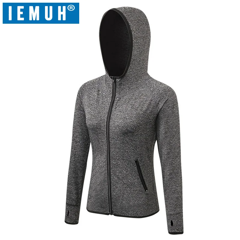 

IEMUH Brand Hiking Running Jackets Autumn Winter Thermal Fleece Jacket Outdoor Windproof Camping Hiking Hunting Jacket for Women