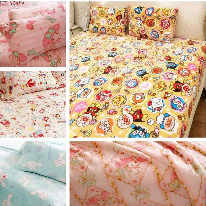 

Plush Sailor Moon Soft Stuffed Cartoon Anpanman Winter Keep Warm Blanket Creative Pillowcase Decoration Animals Polyester Toy