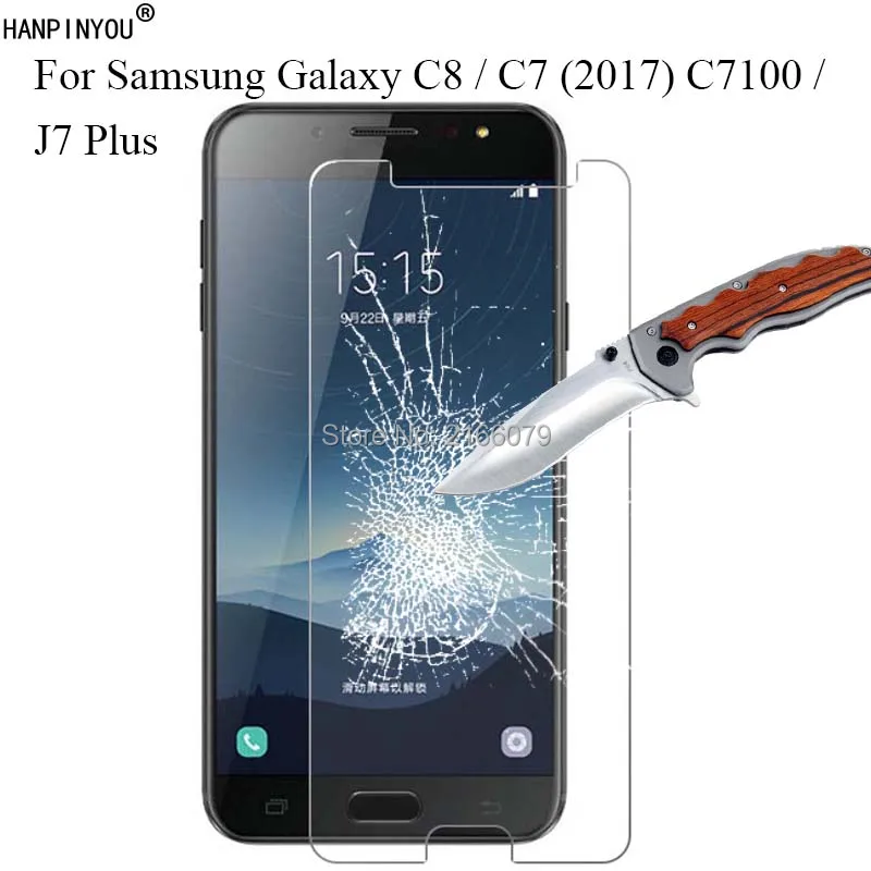 9H 2.5D Закаленное стекло протектор экрана для Samsung Galaxy C7 (2017) C7100/C8/J7 Plus J7 + 5