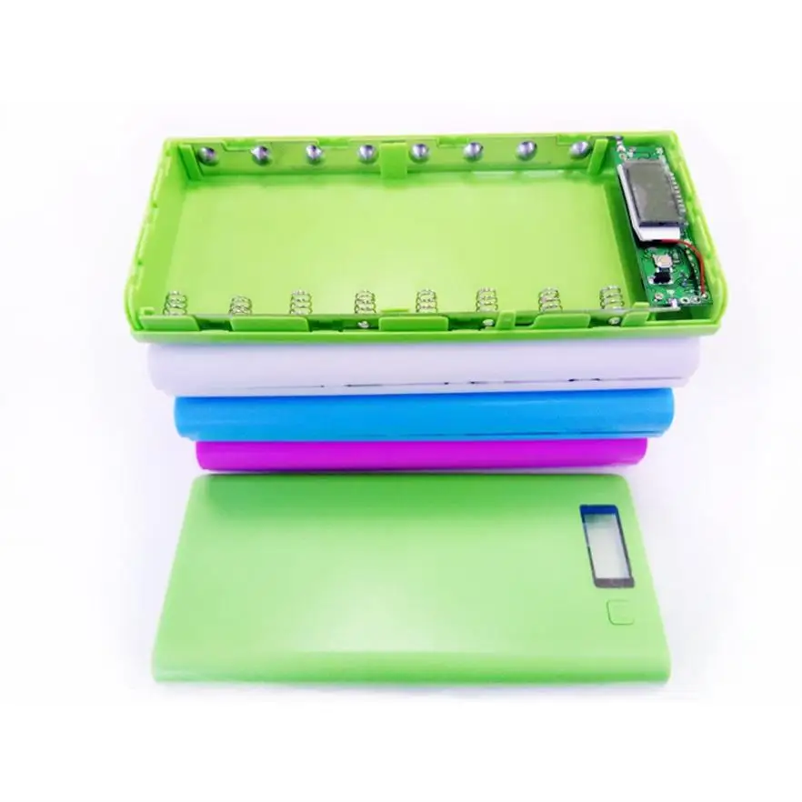 HIPERDEAL DIY USB Мобильный блок питания зарядное устройство 8 шт. 18650 Держатель батареи