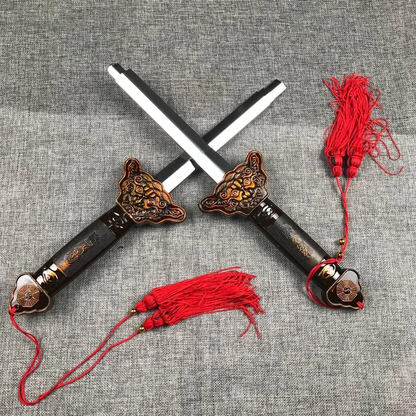 Шаолиньский меч ушу, меч для боевых искусств, кунг-фу, Тай-Чи, масштабируемый меч, волшебное лезвие, товары для фитнеса на открытом воздухе 1
