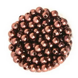 Выберите размер 4 мм 6 мм 8 мм 10 мм ABS имитация жемчуга бусины, Diy бусины для изготовления ювелирных изделий, ювелирные ожерелья ручной работы серьги браслет - Цвет: Brown