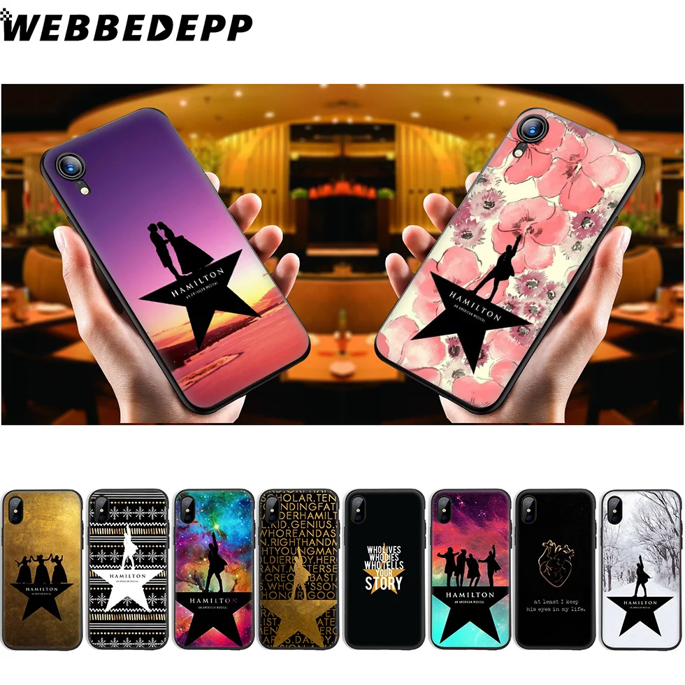 Мягкий силиконовый чехол WEBBEDEPP Hamilton для iPhone 11 Pro Xr Xs Max X или 10 8 7 6 6S Plus 5 5S SE Case |