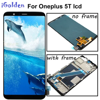 

Oneplus 5T LCD Display Touch Screen with frame Teste Good 6.01"Digitizer Assembly Replacement Accessory For One plus 5t