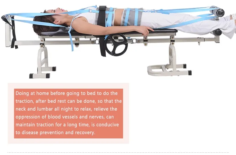 New Therapy Massage Bed Table Cervical Lumbar Traction Bed Traction Bed Body Stretch Spine Ankle Vertebra Fatigue Minor Injurie