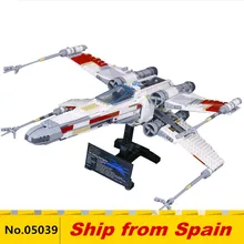 05039 Звездный План серии UCS Rebel Red Five X крыло модель космического истребителя самолет совместим с 10240 строительными кирпичами игрушки
