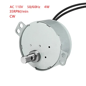 

Uxcell(R) Hot Sale 1Pcs 50/60Hz Synchronous Motor 35RPM CW AC 110V Torque 4W Turntable Gear Box for Microwave Oven