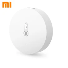 Original xiaomi mijia temperatura umidade sensor mihome sensor de temperatura sensor de umidade wi fi app controle remoto dropshipping