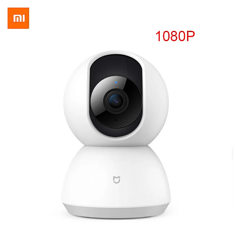 Обновленная версия смарт-камеры Xiao mi jia, веб-камера 1080 P, Wi-Fi, панорамирование, ночное видение, угол обзора 360, видео mi камера, вид, Радионяня - Цветной: Only Camera