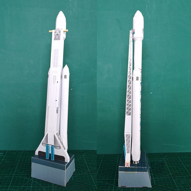 1: 160 космическая X Сокол сверхмощная ракета 3D бумажная модель головоломка студенческий ручной класс DIY космическая бумажная модель игрушка оригами 42 см