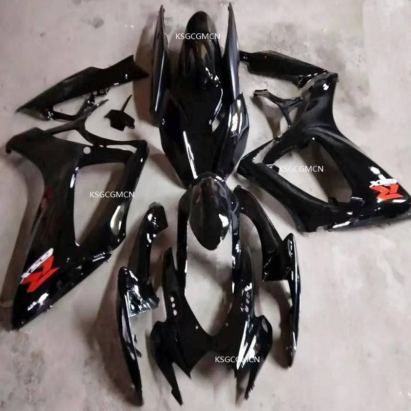 

Fit for SUZUKI black GSXR 600 750 fairing kit K6 2006 2007 GSX-R600 GSX-R750 06 -07 black custom fairings set