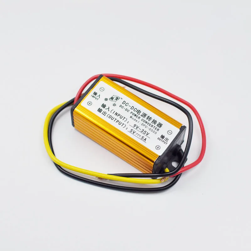 

DC-DC converter 12V/24V to 5V DC step-down module High-power 5A driving recorder power supply
