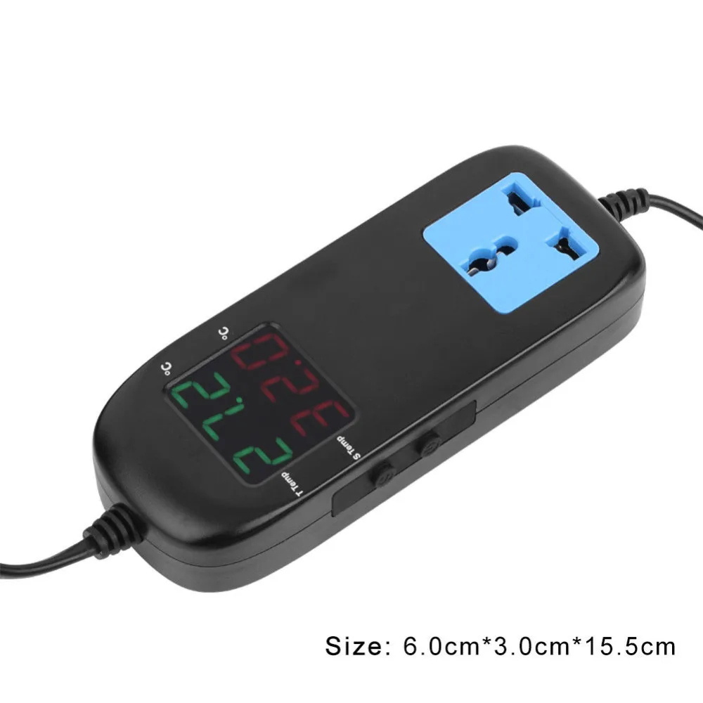 

Electronic Thermostat Digital Breeding Temperature Controller w/ Socket EU Plug