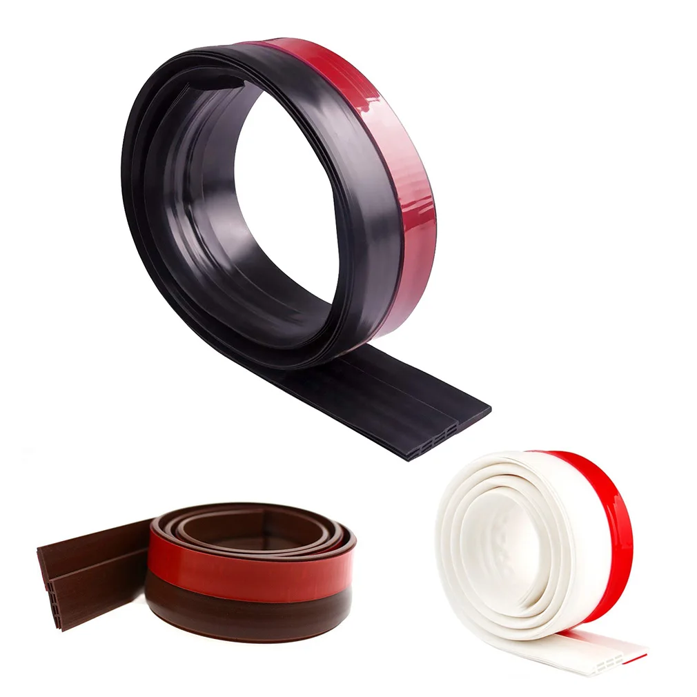 

Acoustic Door Bottom Sealing Silicone Draft Stopper Adhesive Threshold Seals Brown Gray White Transparent 45 x 910mm 1200mm