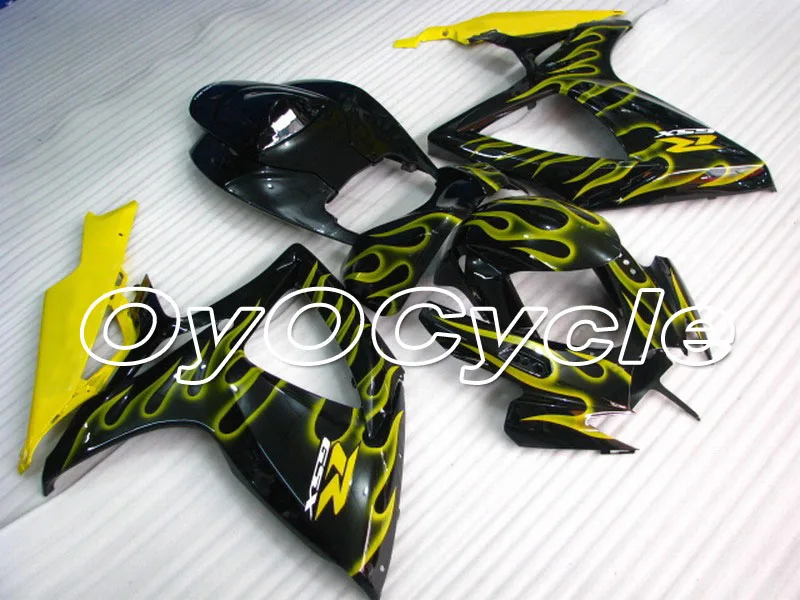 

For 06-07 Suzuki GSXR600 GSXR750 K6 K7 GSXR 600 750 Injection Motorcycle ABS Fairing Bodywork Kit 2006 2007 Black Yellow