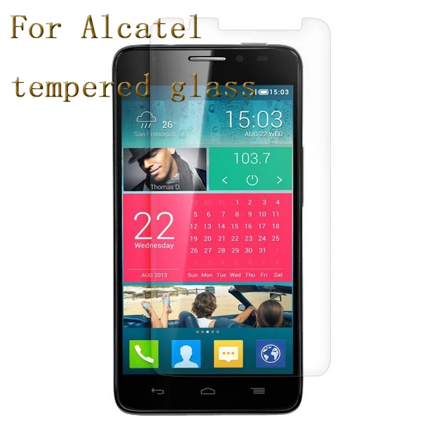 

10pcs/lot Tempered Glass Screen Protector 2.5 9h For Alcatel ONE Touch 2 2S 2mini Pop D3 D5 Hero Idol X glass