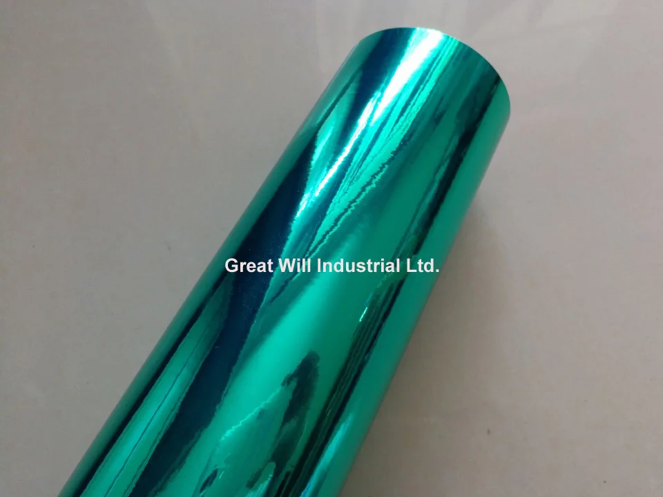 

Stretchable Chrome Tiffany Mirror Car Wrap Vinyl With Air Bubble Free Vehicle Covering Fleixble Chrome Foil 1.52*20M