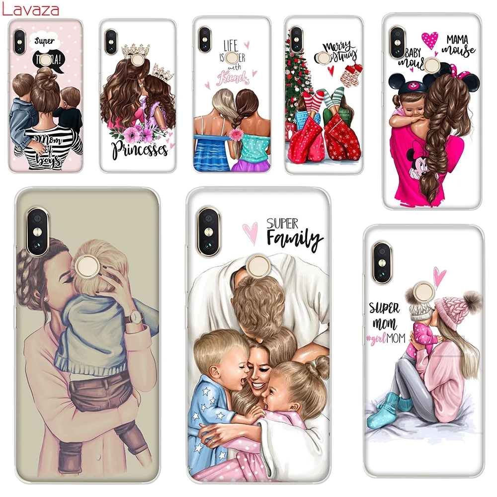 

Lavaza super familg super mom Hard Case for Xiaomi Redmi 5 Plus 6A 4A S2 Go Note 5A Prime 5 6 7 Pro 4 4x Cover