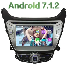 8” Quad Core Android 7.1 HD 2GB RAM Multimedia Car DVD Player Radio Stereo GPS Navi For Hyundai Elantra 2014 2015 4G DAB+ WiFi