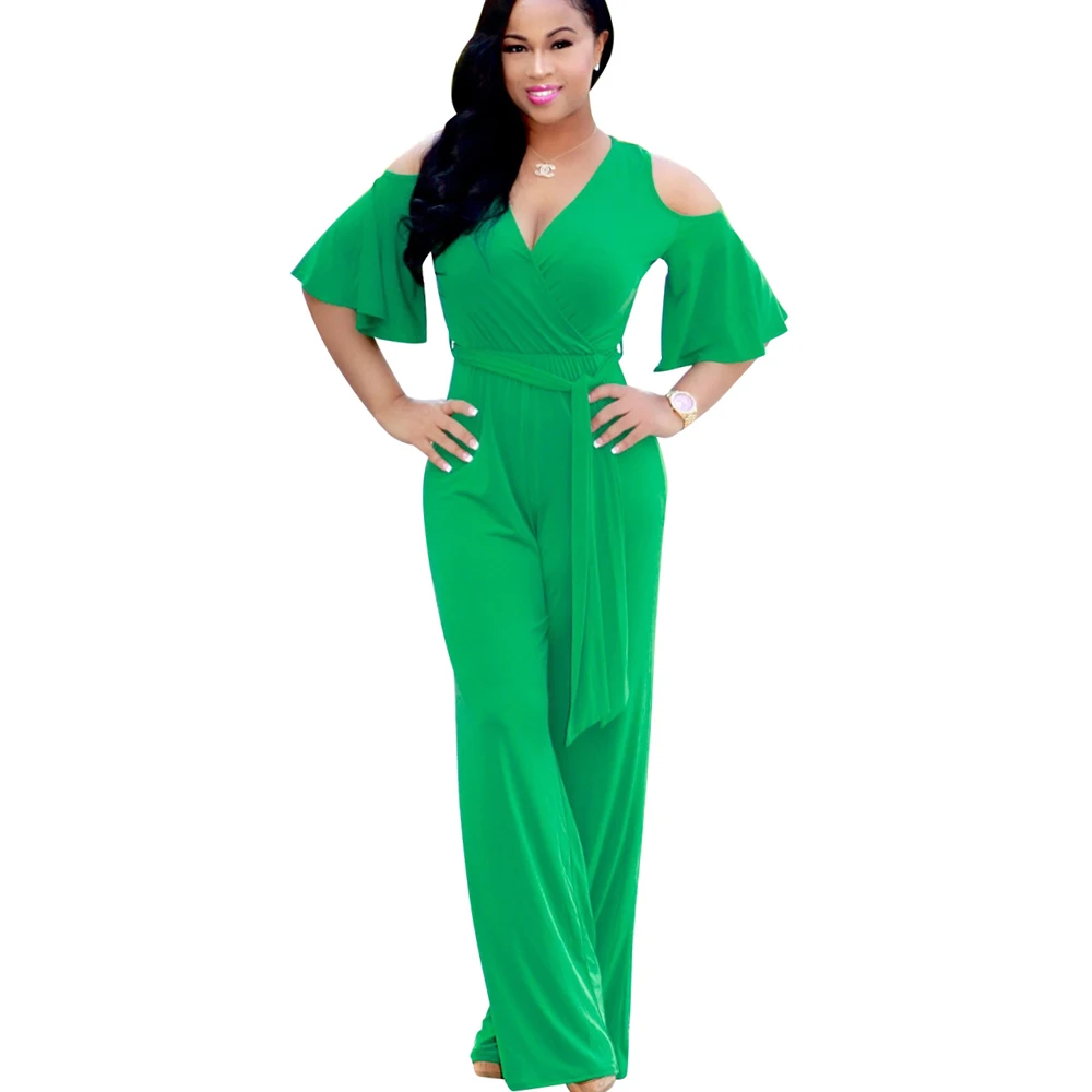 ZKYZWX Spring Long Sleeve Bodycon Jumpsuits Women Sexy