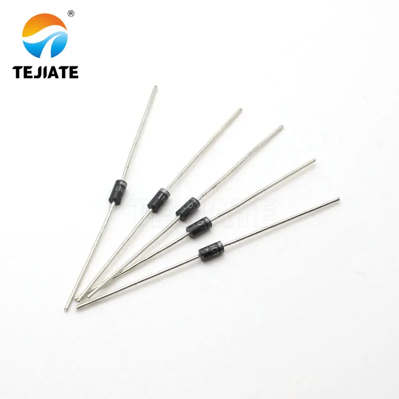 100Pcs DO-41 1N4007 Rectifier Diodes Electronic Components Supplies 1A 1200V CO