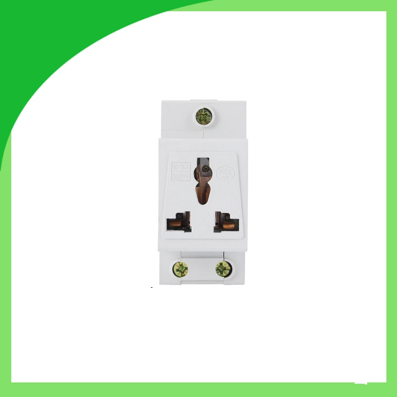 

AC30-3 16A mult-function Modular Socket electric socket 2P+N DIN rail socket