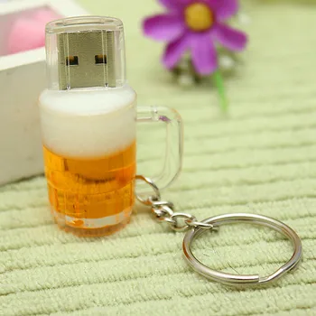 

Cute Usb 2.0 Flash Drive 64GB Memory Card 1TB 2TB Pendriver Mini Pen Drive 32GB 16GB 8GB Creativo Gift Beer Cup Real Capacity