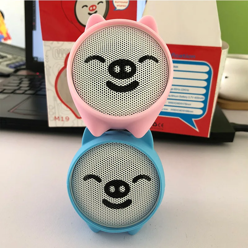M19 частная модель свинья bluetooth динамик оптовая продажа с фабрики мультфильм кукла
